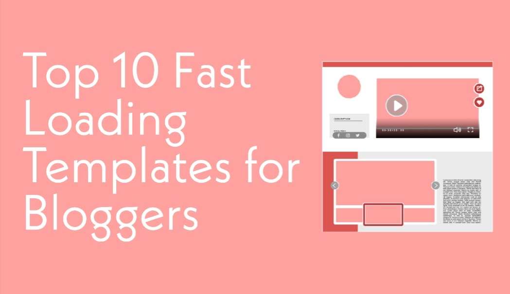 10 Fast Loading Blogger Template Responsive SEO Friendly FREE