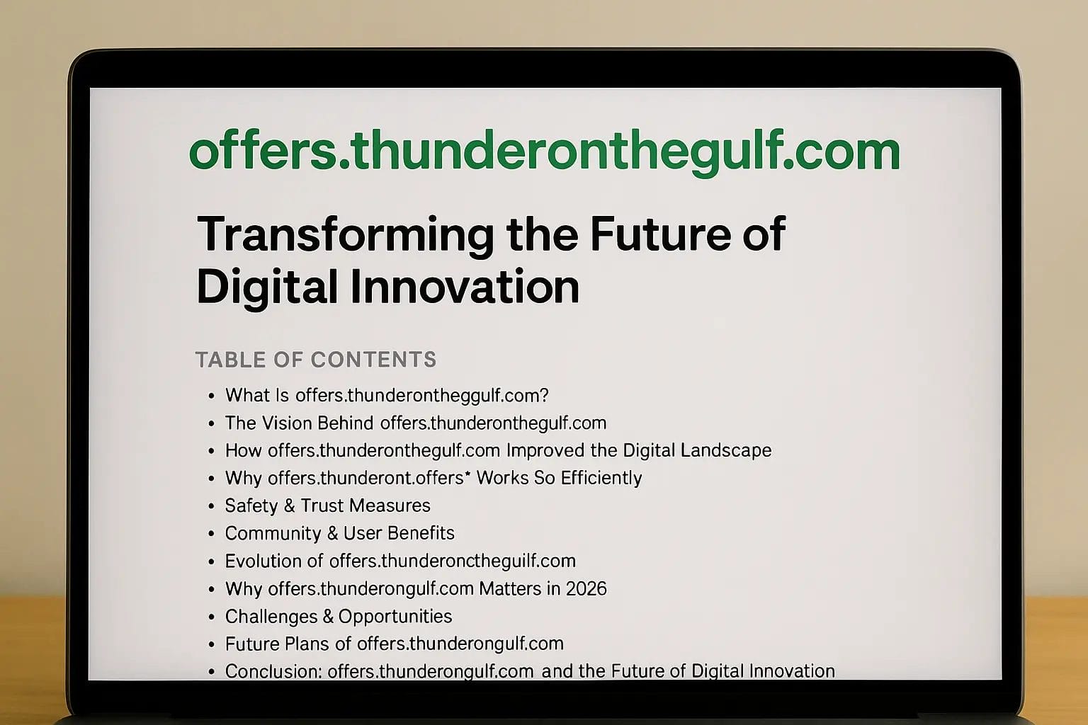 offers thunderonthegulf.com