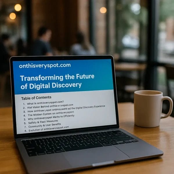 onthisveryspot.com : Transforming the Future of Digital Discovery